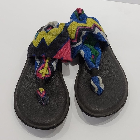 Sanuk Chevron ankle strap flip flop - Picture 9 of 10